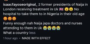 Fayose Alleges Two Ex-Nigerian Presidents Receiving Treatment in London: “What a Country!”