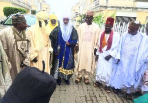 "Emir of Kano praises Shehu Usman’s leadership at Mile 12 Market"